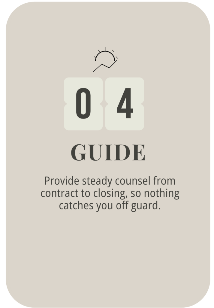 Step 4 Guide — the fourth step of the Soom Living Framework, providing hands-on support through every stage of your move